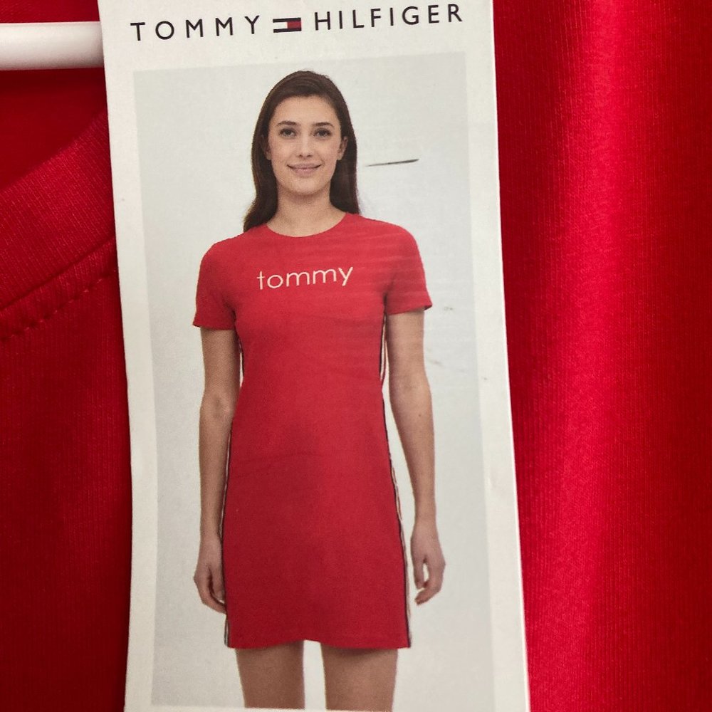Tommy Hilfiger red dress- M - Picture 5 of 5